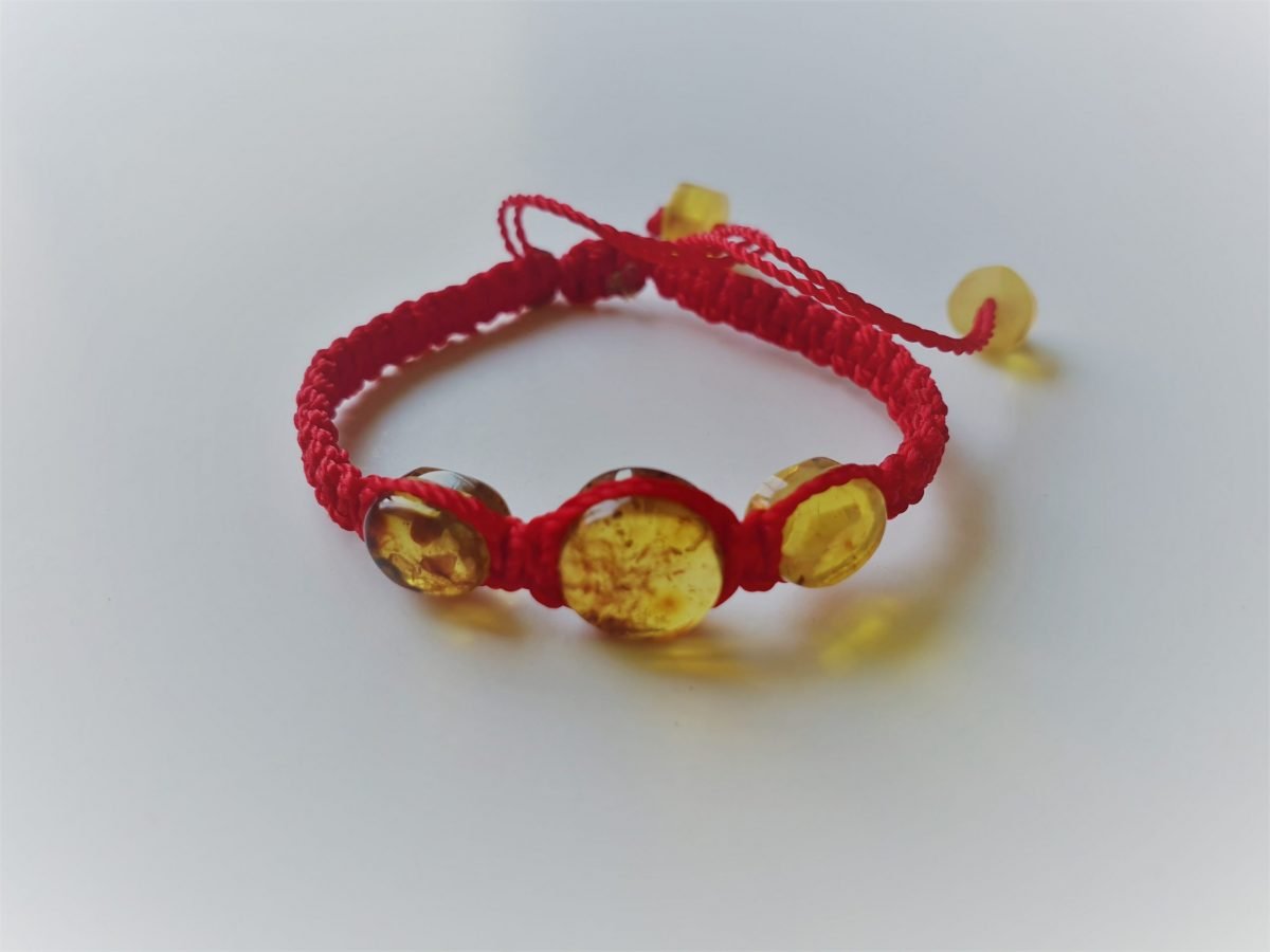 Pulsera de ámbar para bebé / niños