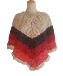 Mañanita o poncho de lana