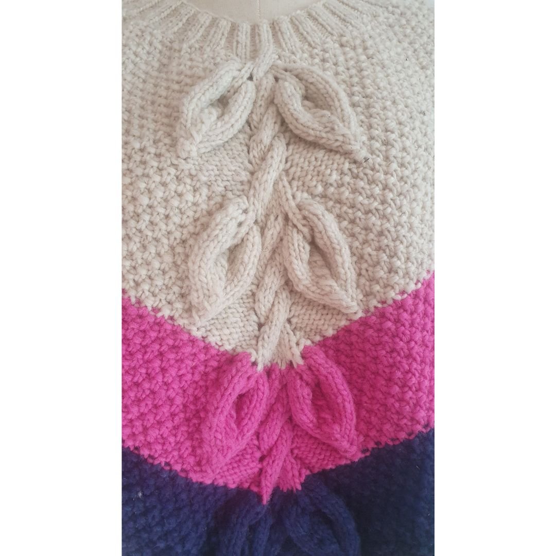 Mañanita o poncho de lana - Imagen 5
