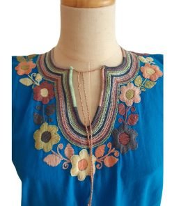 Alternative view of Blusa bordada a mano manga corta. Talla 32-34 (Mediana)