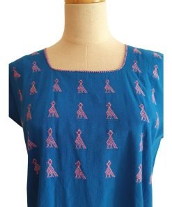Alternative view of Blusa bordada a mano manga corta. Talla 32-34 (Mediana)