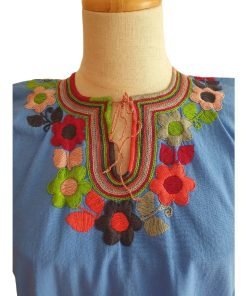 Alternative view of Blusa bordada a mano manga corta. Talla 32-34 (Mediana)