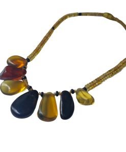 Collar tutti frutti de ámbar
