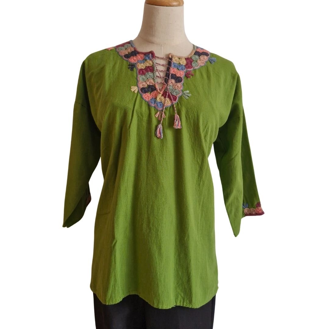 Blusa san Juan Chamula Talla 36 (Grande)