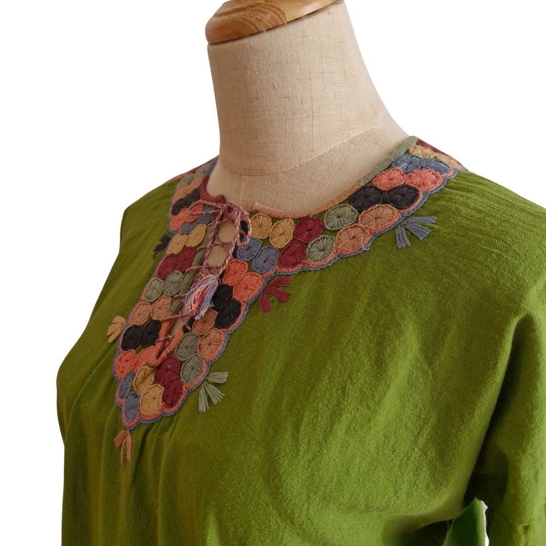 Blusa san Juan Chamula Talla 36 (Grande) - Imagen 3