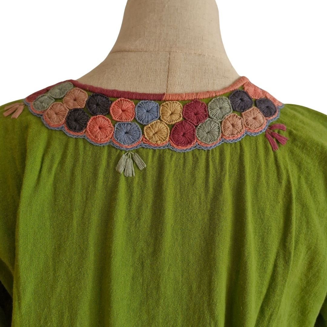 Blusa san Juan Chamula Talla 36 (Grande) - Imagen 6