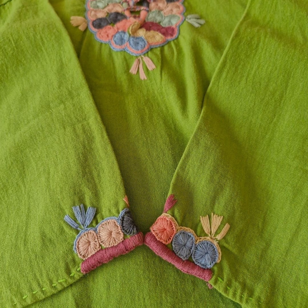 Blusa san Juan Chamula Talla 36 (Grande) - Imagen 7