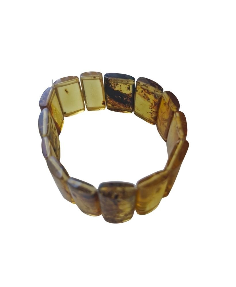 Pulsera de rectángulos de ámbar - Imagen 7